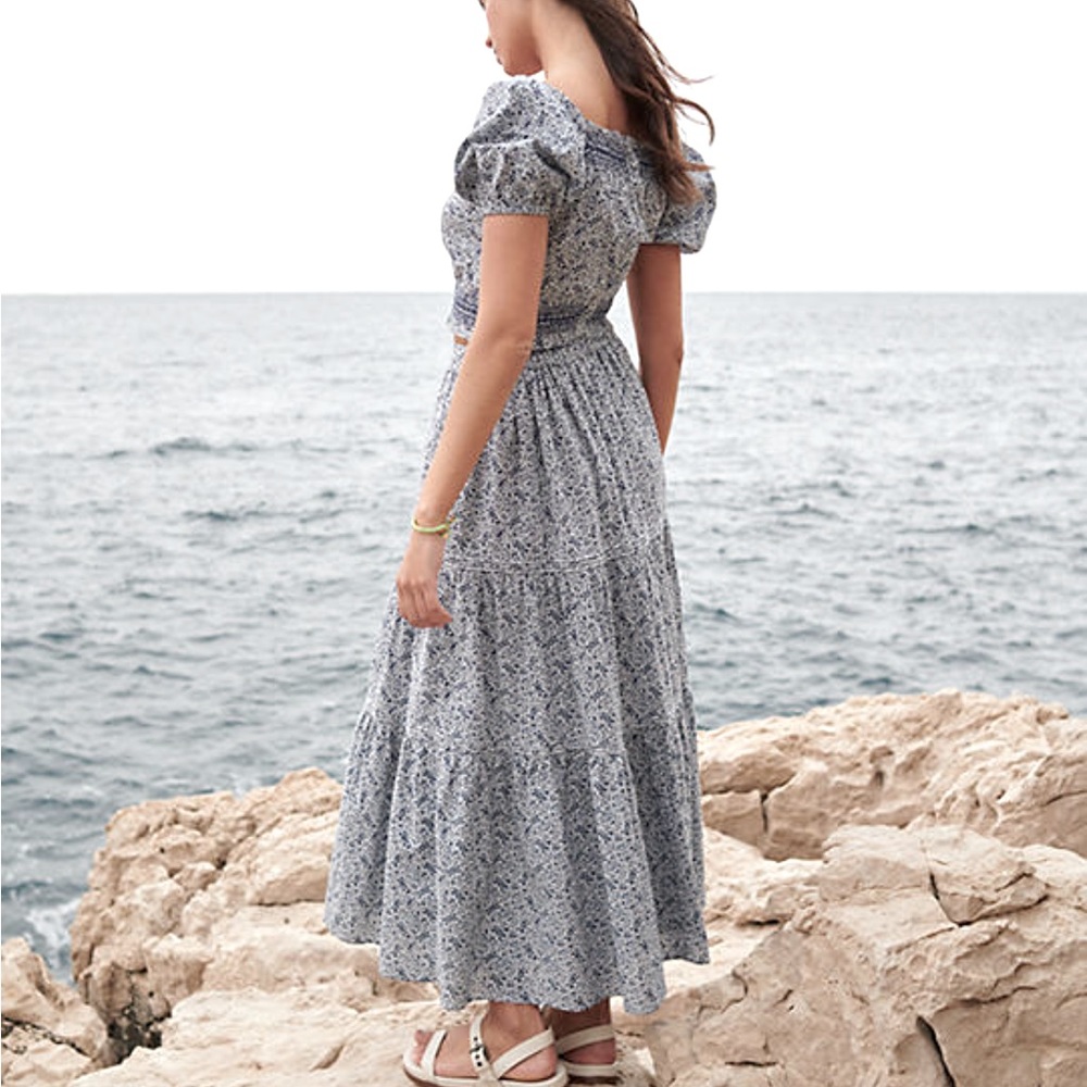 Madewell Botton front maxi skirt